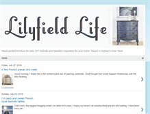 Tablet Screenshot of lilyfieldlife.com